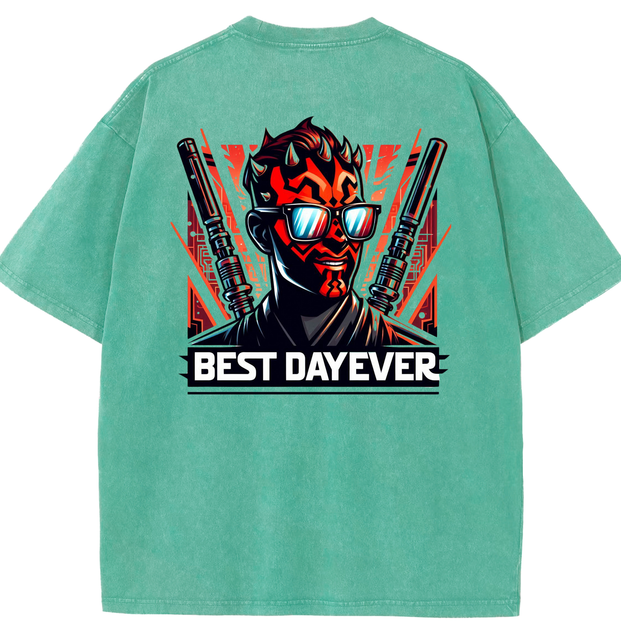 （画像用） スター・ウォーズ Star Wars 綿100% ヴィンテージ風 半袖Tシャツ（背面プリント）